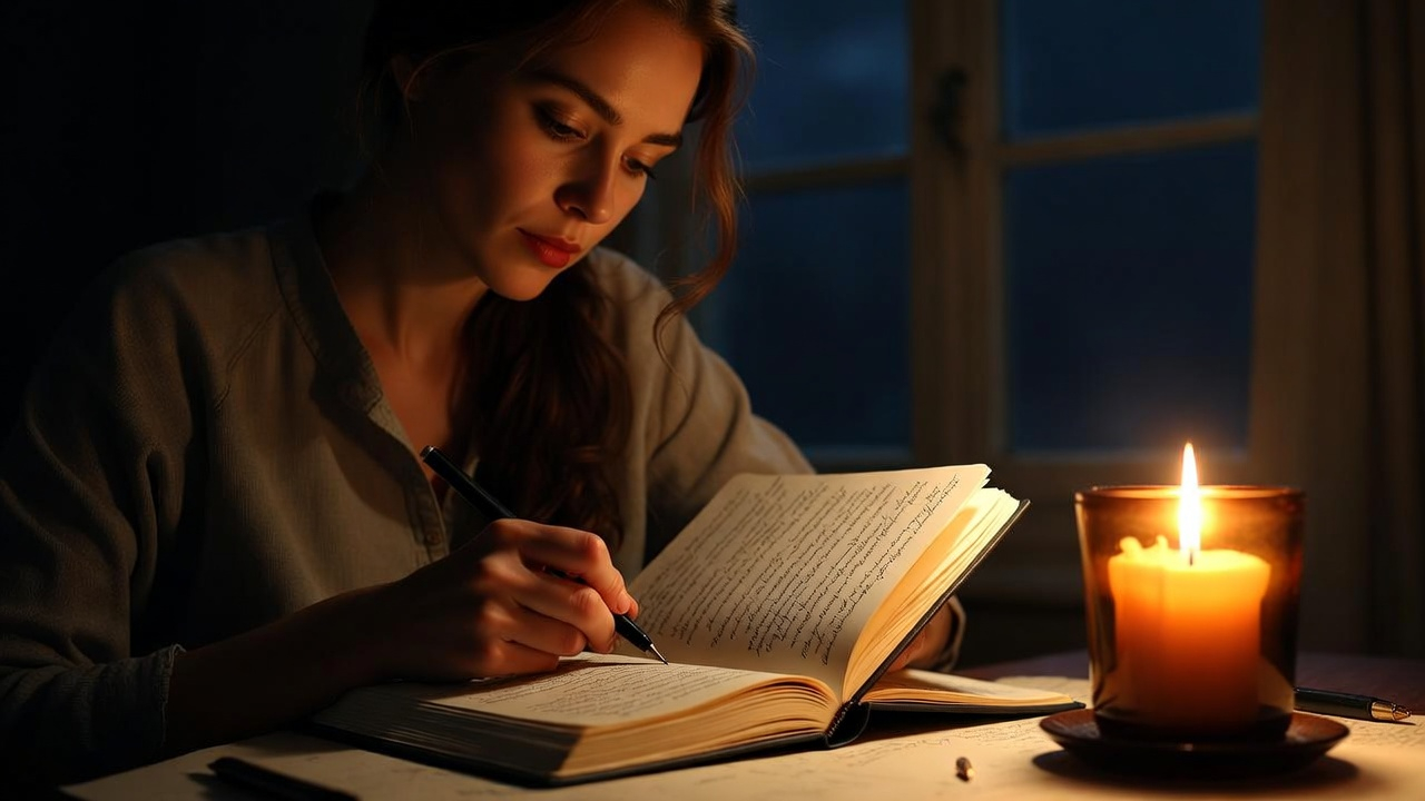 Person writing at a desk — how long does it take to write a memoir?