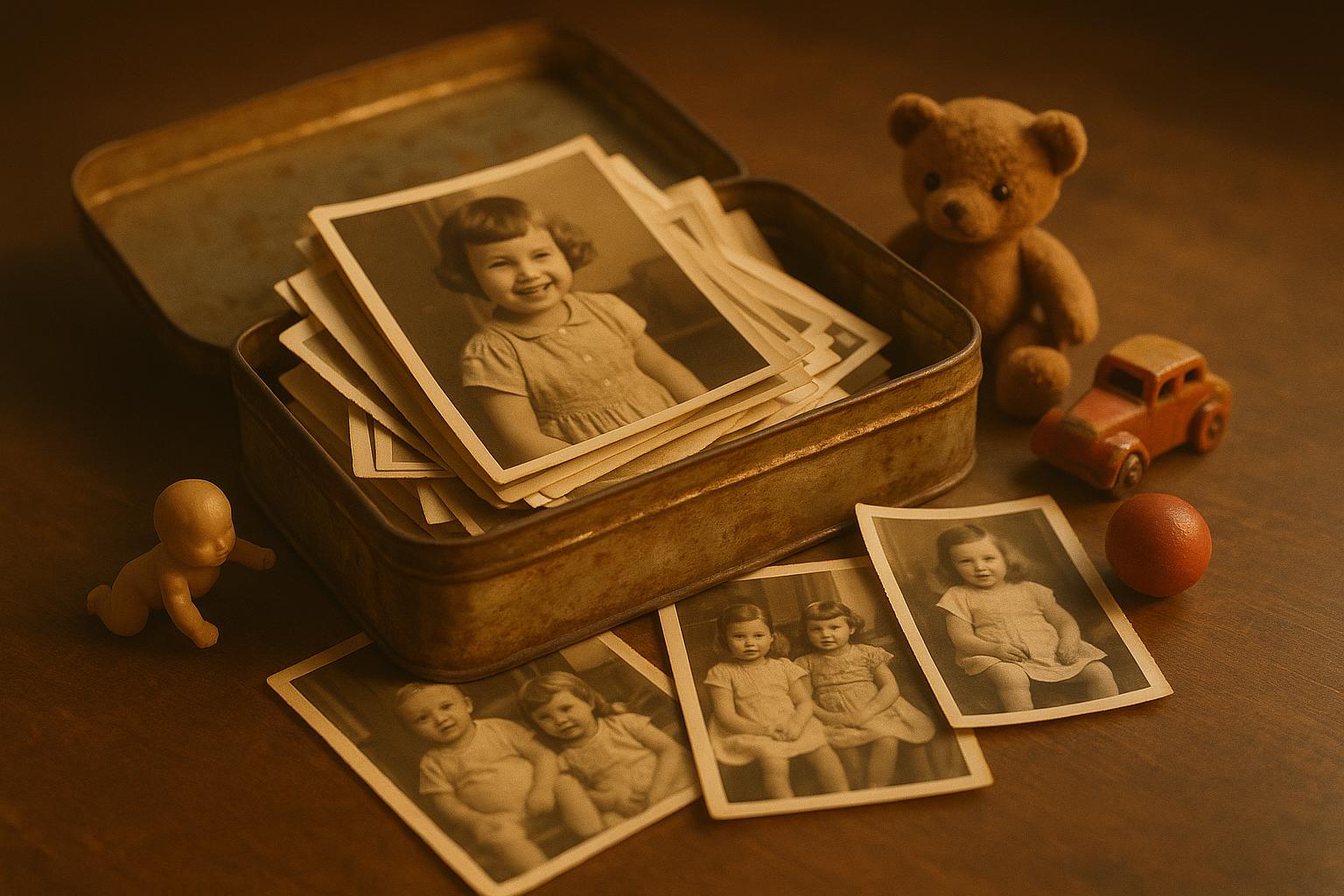 Old photographs and handwritten letters — writing about childhood in a memoir