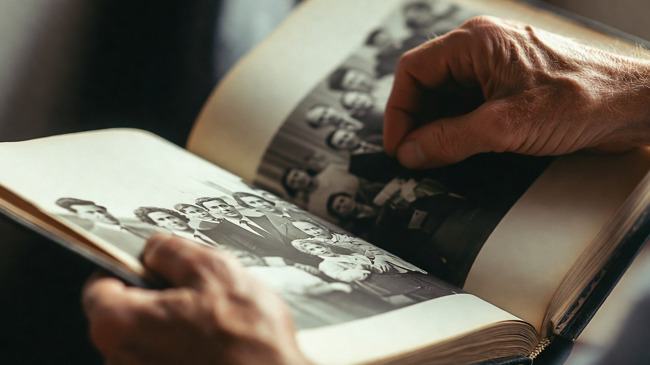 Old photo album in weathered hands — what is a memoir?